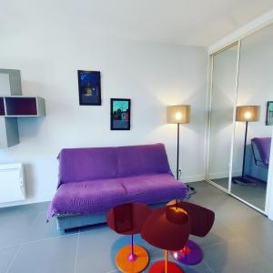 Studio with balcony beach 100m away