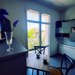 Studio with balcony beach 100m away