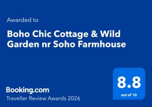 Boho Chic Cottage & Wild Garden nr Soho Farmhouse