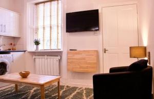 Main door flat with private garden city center