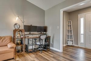 Stroll to Town: Quiet Holly Springs Home w Yard!