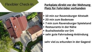 Besonderes Apartment im Grünen nahe Ravensburg I sonniger Balkon & Parkplatz