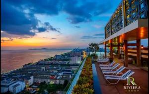 Stylish Seaview Apartment free WiFi Jomtien Riviera