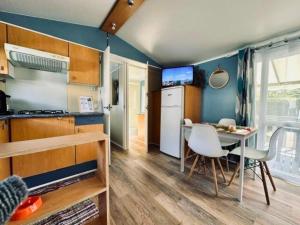 Mobil-Home familial, Piscine et Toboggan aquatique