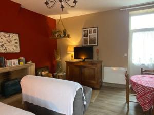 Studio pour 2 personnes avec jardin