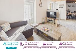 Maison pour 6 proche port, commerces et plages