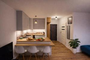 Modern riverside apartment