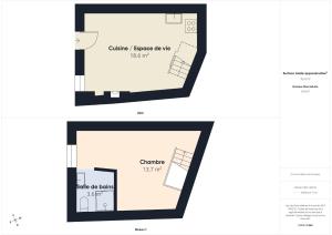 500 m de la plage, studio pour 4 en plein centre