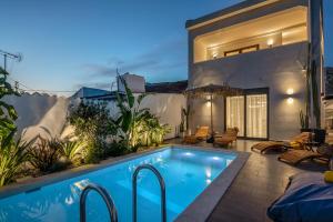 Serene Pool Villa - 8 min to Kalyves Beach