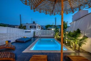 Serene Pool Villa - 8 min to Kalyves Beach