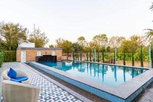Krishna Serenity Villa Pet-friendly 7-BHK Farmhouse with Pool, Gazebo and Garden