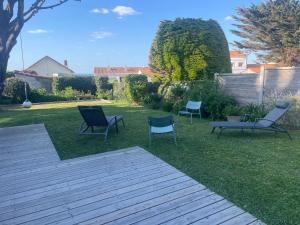 Maison chaleureuse, vue mer, 6 personnes