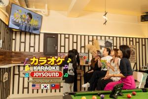 カラオケ ビリヤード 卓球 ダーツ バーベキュー 4寝室8ベッド16名可 読谷村 沖縄中部