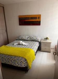 Apto con vista a piscina