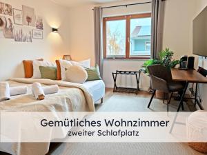 Newman Horizon Apartments Zirndorf - Playmobil Funpark, Nähe Messe Nürnberg und Fürth, 4 Pers, 24h Self Checkin, Waschmaschine, großer Parkplatz