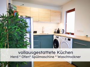 Newman Horizon Apartments Zirndorf - Playmobil Funpark, Nähe Messe Nürnberg und Fürth, 4 Pers, 24h Self Checkin, Waschmaschine, großer Parkplatz