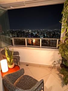 Apartamento com vista panorâmica de Belo Horizonte