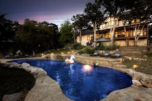 Luxury Hill Country Retreat with Private Pool & Sunset Views Near Wimberley, Texas