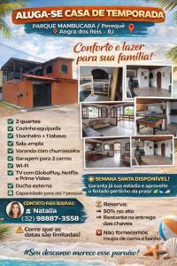 Casa de temporada em Parque Mambucaba, Angra dos Reis