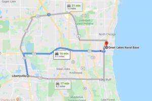 Modern Apt in DT Libertyville near Naval Base