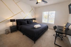 Designer UAB Condo King Bed Balcony View 2