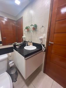 Pé na areia, vista panorâmica romântico Cabo Branco