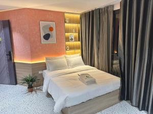 Studio 5star bedding view phố- gần Lotte mall