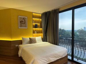 Studio 5star bedding view phố- gần Lotte mall