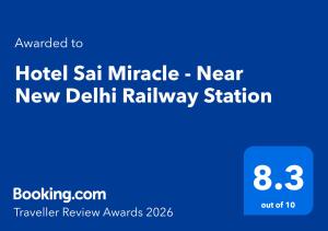 Hotel Sai Miracle - Near New Delhi Railway Station