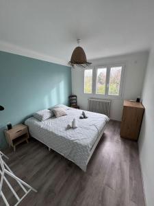 Maison en etage avec jardin