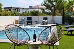 Apartment Robell Zaton privater Garten beheizter Pool Strandnähe