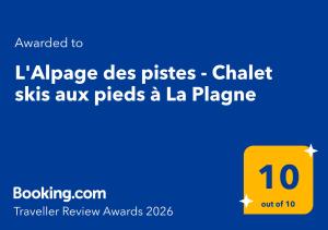 LAlpage des pistes - Chalet skis aux pieds à La Plagne