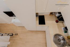 Nice Lepante Charmant studio 3 voyageurs mezzanine