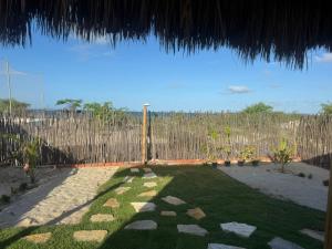 Chalé Pé na areia