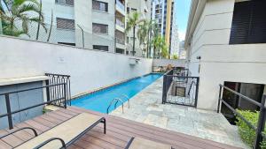 Flat Apart-Hotel com dois quartos e dois banheiros