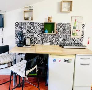 Central studio by the sea