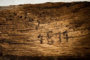 Traditional slovenian cottage Kozjanska domačija 1817 under UNESCO MaB