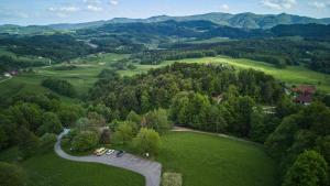 Traditional slovenian cottage Kozjanska domačija 1817 under UNESCO MaB