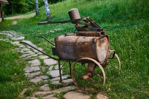 Traditional slovenian cottage Kozjanska domačija 1817 under UNESCO MaB