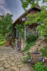 Traditional slovenian cottage Kozjanska domačija 1817 under UNESCO MaB