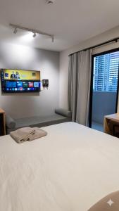 Conforto Brooklin - Cama Queen - Próximo Metrô e Morumbi Shopping