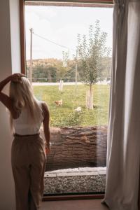 Individual room surrounded by nature