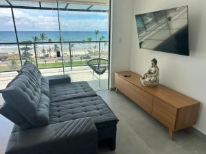 Cobertura com vista para o mar
