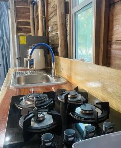 Cabaña privada cerca de las Aguas Rosas y playa