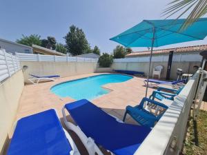 Maison avec piscine, proche plage et commerces, 6 pers - Saint-Hilaire-de-Riez - FR-1-777-36