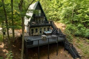 Falling Waters at Mustang Creek with a Waterfall