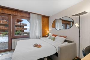 Studio cosy avec piscine intérieure - vue montagne