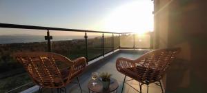 Sea View Villa in Eretria with Garden, BBQ & Fire Pit