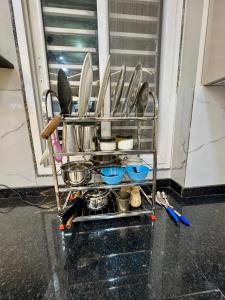 New Luxury 1 plus 1 BHK Air-Conditioned Furnished Flat