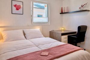 Modernes 3-Schlafzimmer-Apartment mit Terrasse & Grill nahe Messe Friedrichshafen & Bodensee